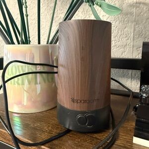 SpaRoom Brown and Black Candle Holder